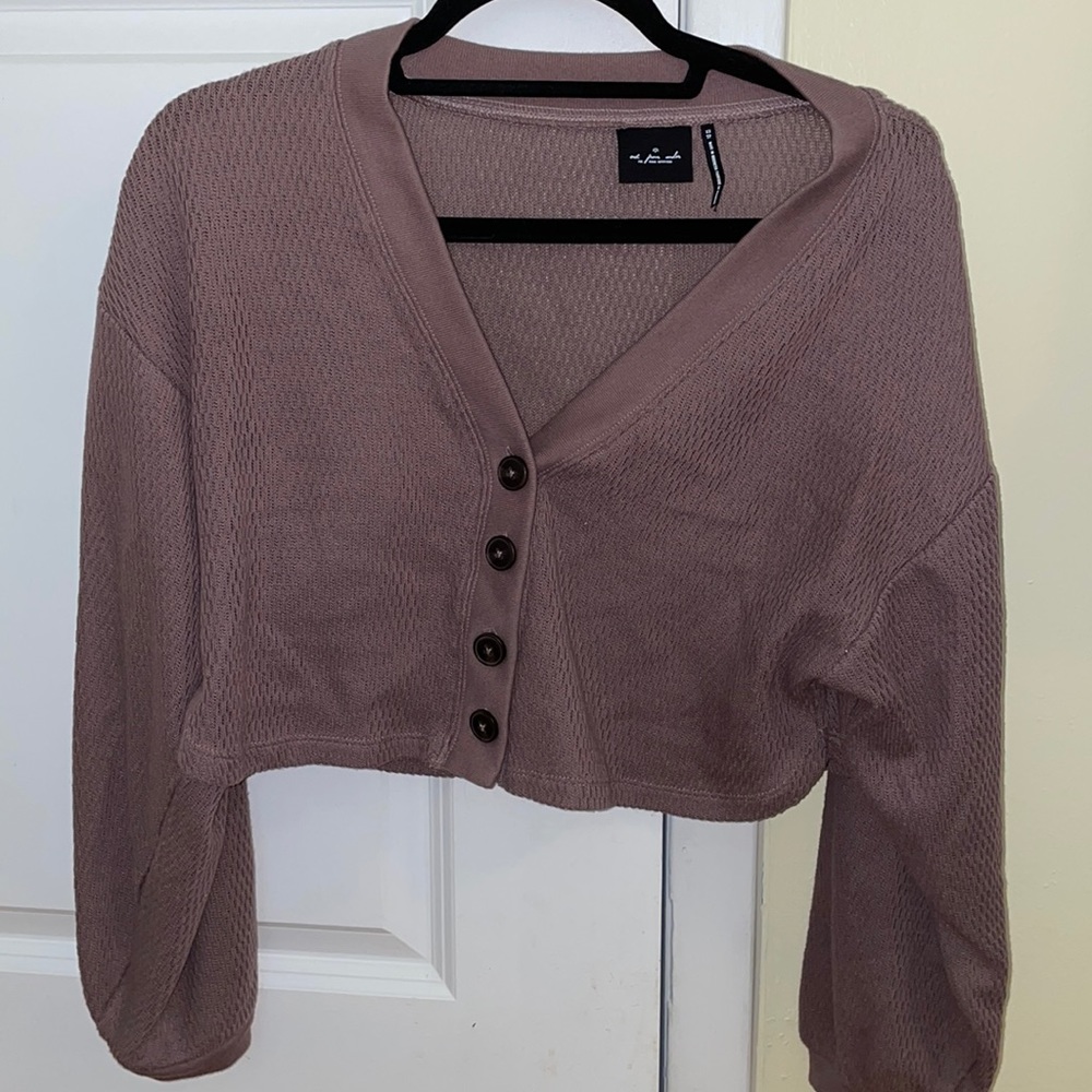 Urban Outfitters Mauve Cropped Sweater (size XS)